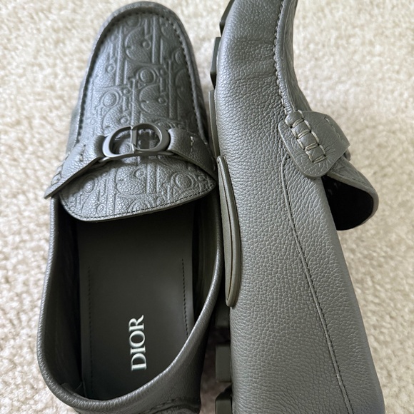 Dior Homme Odeon Embossed Slip-0n Loafers - Picture 1 of 3